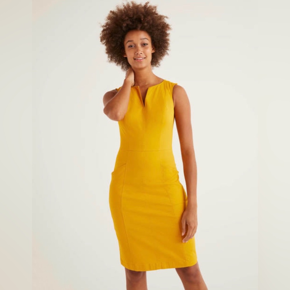 Boden Helena Chino Dress in Tuscan Sun